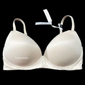 Victorias Secret Supersoft Body Maternity Nursing Wireless lace detail bra buff